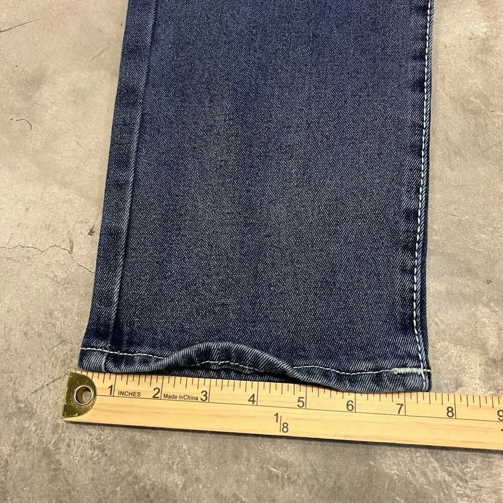 TRUE RELIGION Geno SN Flap Men’s Jeans Relaxed Slim Blue W34 L32 NWT